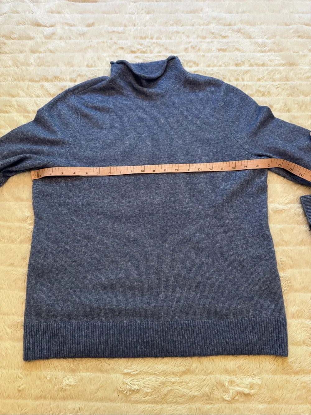 Style & Co. Women's Blue Turtleneck Sweater